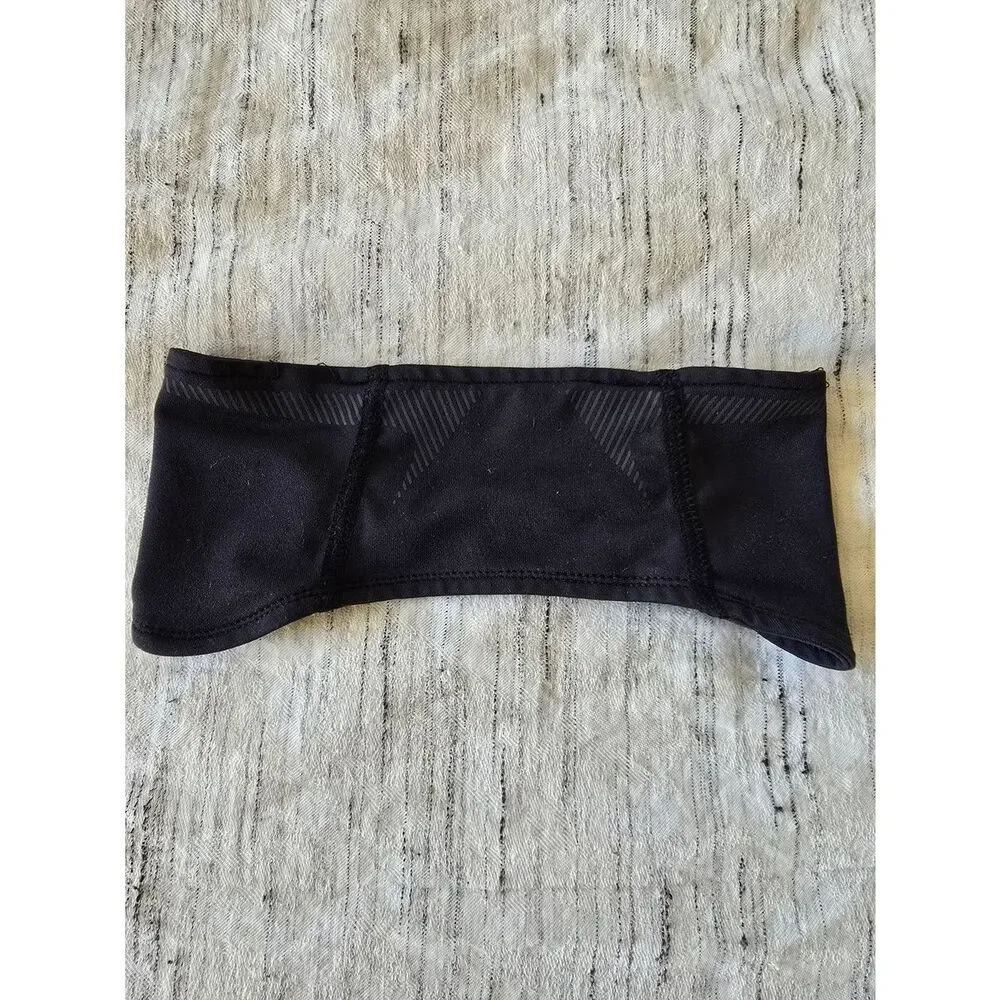 Nike Black Reflective Swoosh Headband